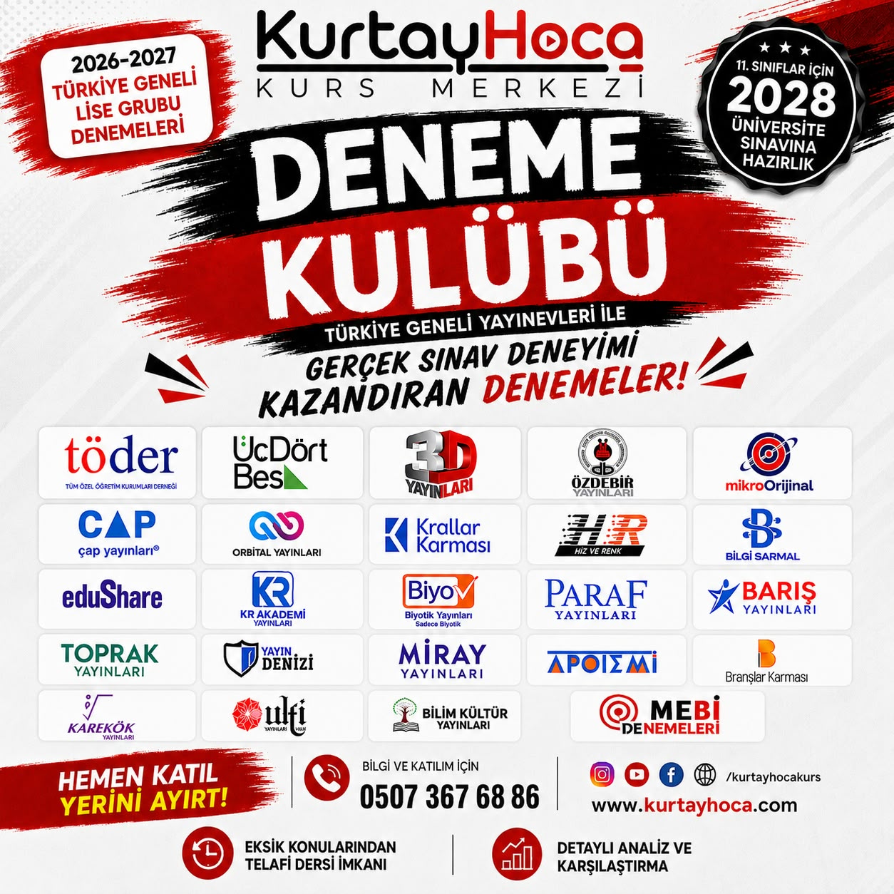 SADECE BİR DENEME KULÜBÜ DEĞİL