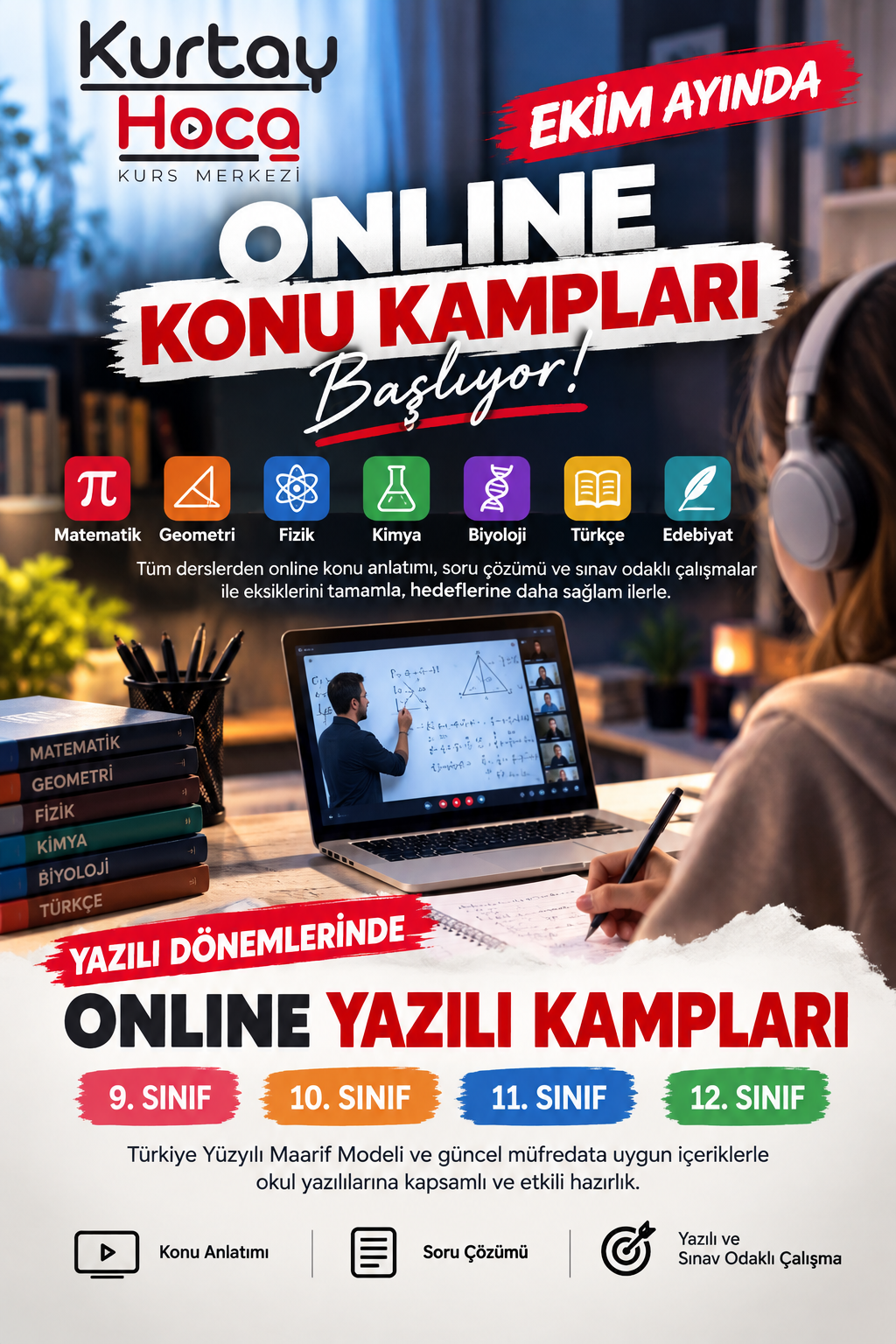 Ekim Ayında Online Konu Kampları Başlıyor!